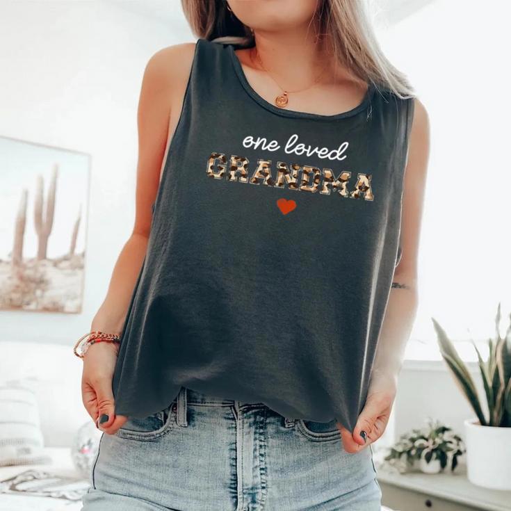 New One Loved Grandma Grandma Leopard Mother's Day Comfort Colors Tank Top