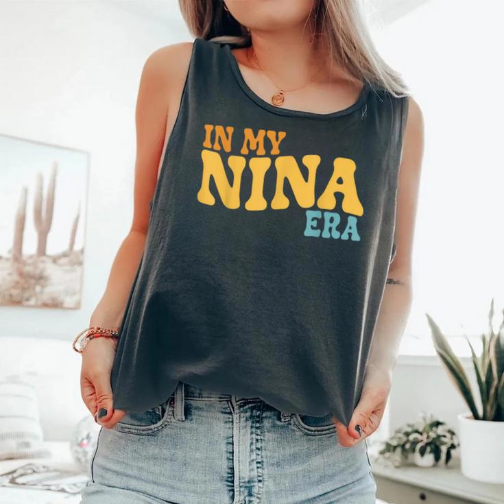 In My Nina Era Groovy Tie Dye Comfort Colors Tank Top