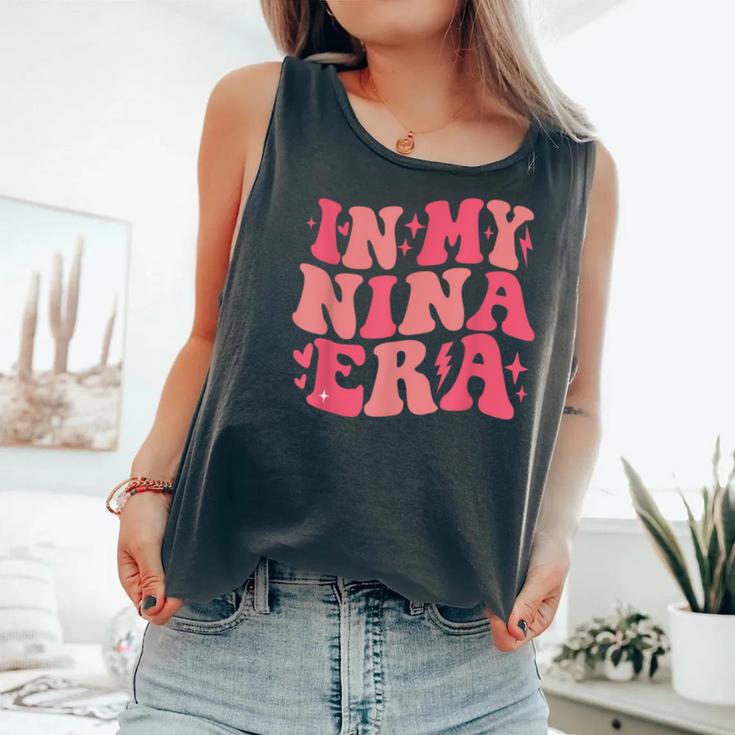 In My Nina Era Lover Groovy Retro Mom Mother's Day Comfort Colors Tank Top