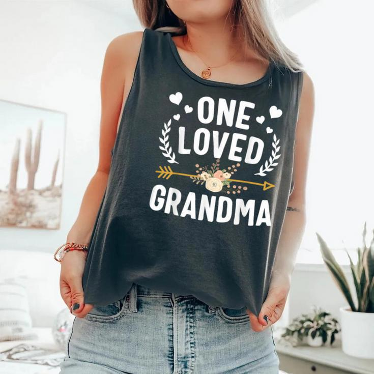 One Loved Grandma Cute Comfort Colors Tank Top