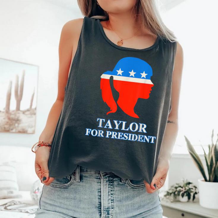 Groovy Taylor For President 2024 Comfort Colors Tank Top