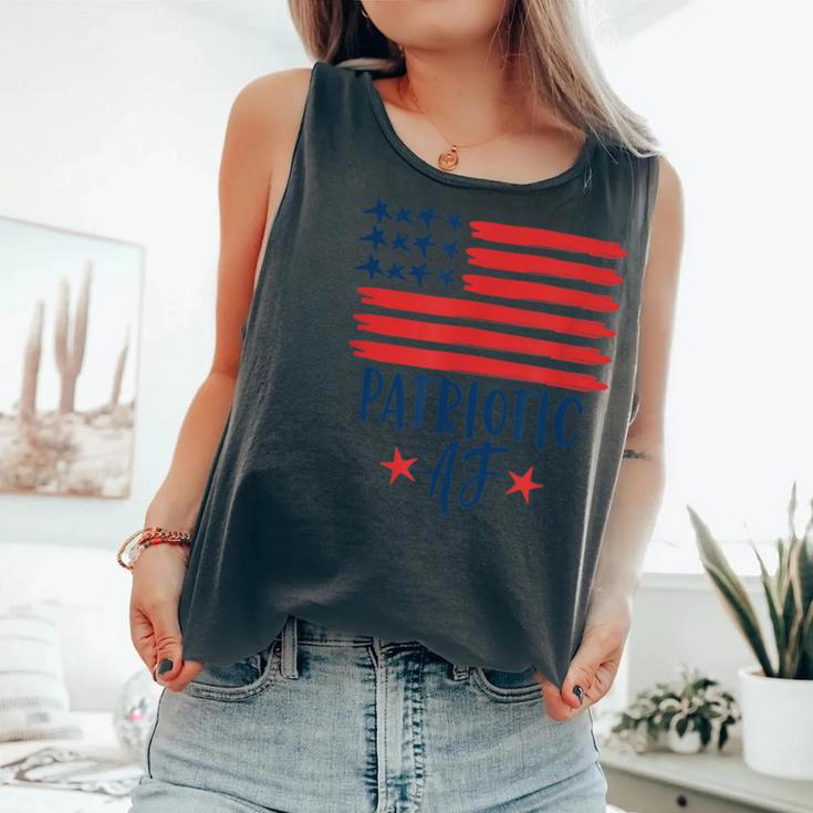 Patriotic Af American Flag 4Th Of July Men Comfort Colors Tank Top