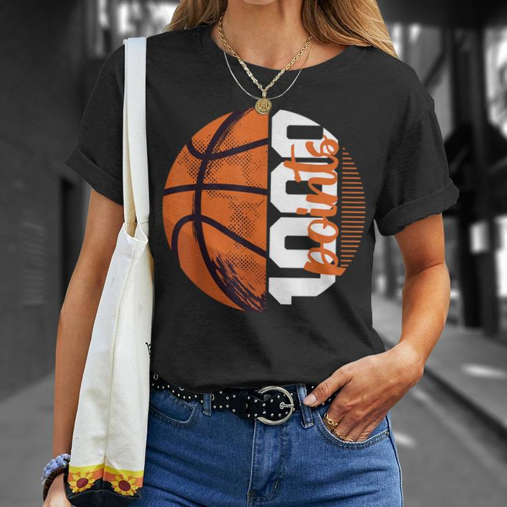 1000 Points Basketball Scorer High School Basketball Player T-Shirt Gifts for Her