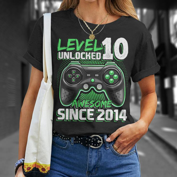 10Th Birthday Gamer 10 Year Old Bday Boy Ten Son T-Shirt Gifts for Her