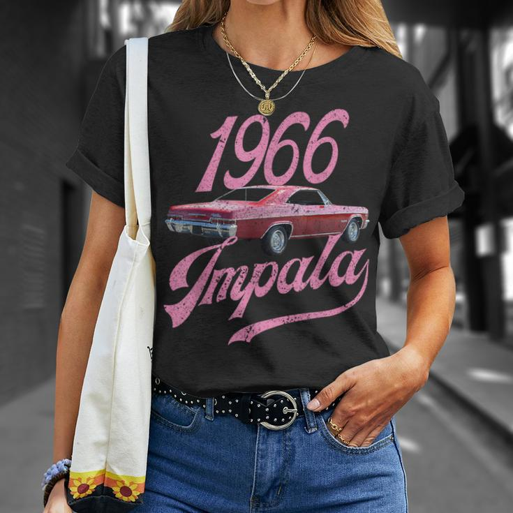 1966 66 Impala Lowrider Ss Chevys T-Shirt Gifts for Her