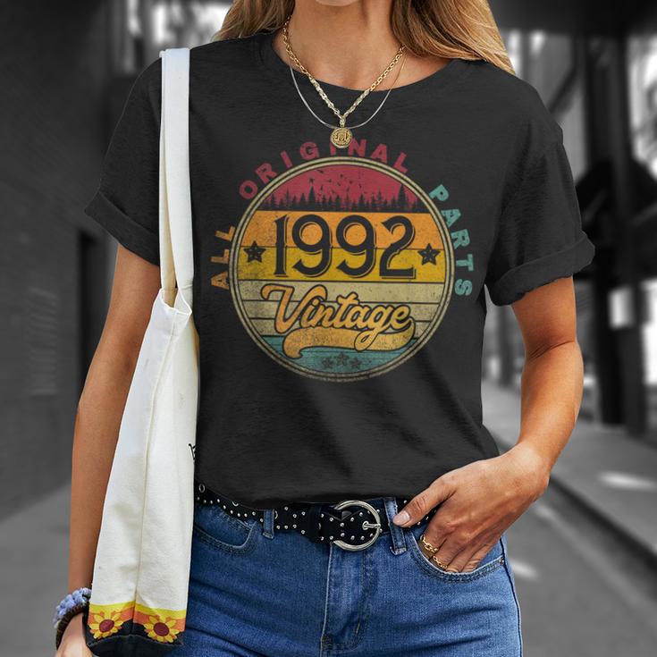 1992 30Th Birthday 30 Years Old Vintage Retro Original T-Shirt Gifts for Her