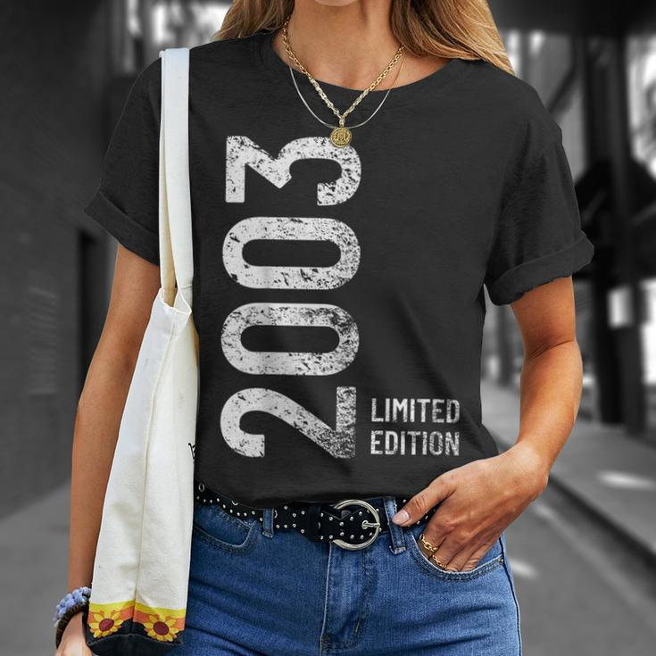 20Th Birthday 20 Year Old Male Female Vintage 2003 T-Shirt Gifts for Her