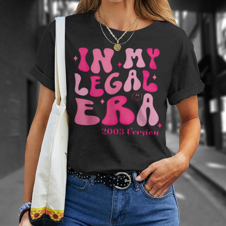 21St Birthday In My Legal Era Turning 21 Birthday Party T-Shirt Gifts for Her