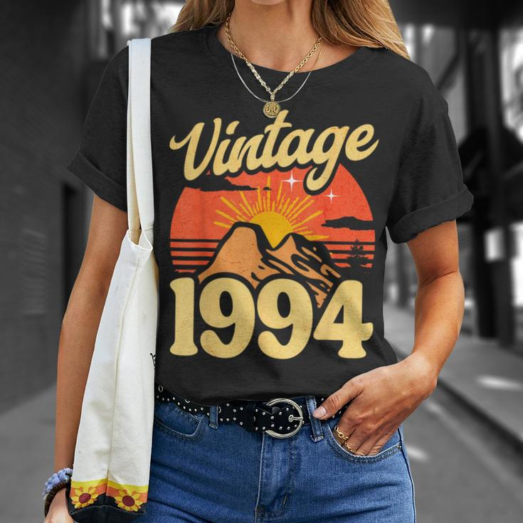 30 Years Old Retro Sunset Vintage 1994 30Th Birthday T-Shirt Gifts for Her