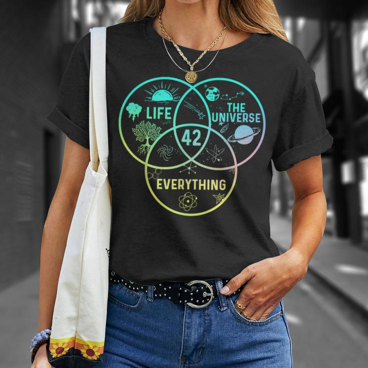 42 Answer To Life The Universe And Everything T-Shirt Gifts for Her