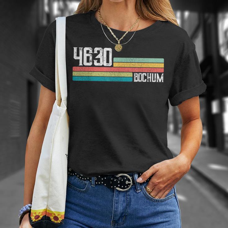 4630 Bochum Retro Old Postcode Vintage Sign T-Shirt Geschenke für Sie