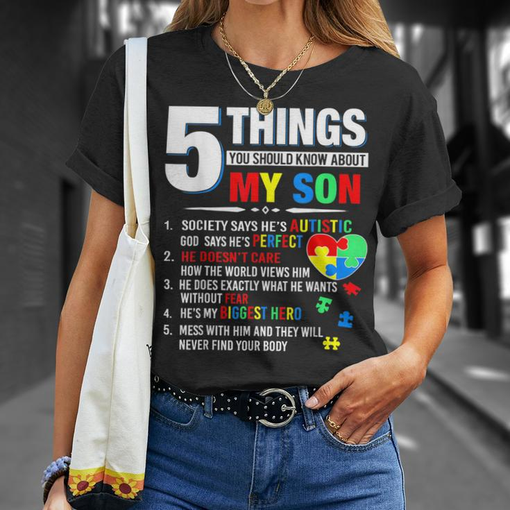 5 Things You Should Know About My Son Autism Awareness T-Shirt Gifts for Her