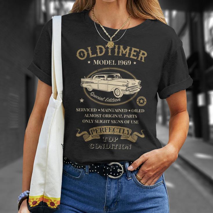 55Th Birthday Vintage Oldtimer Model 1969 T-Shirt Gifts for Her