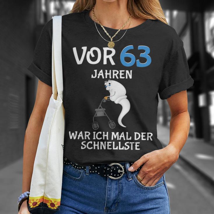 63 Jahreor 63 Jahren Der Fastelste Mann 63Th Birthday S T-Shirt Geschenke für Sie