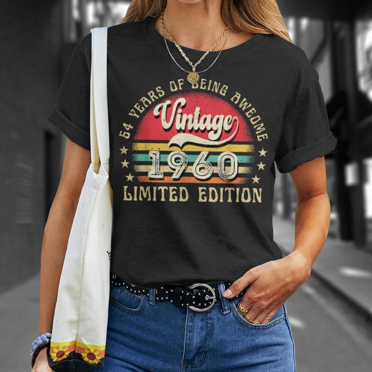 64 Year Old Vintage 1960 Limited Edition 64Th Birthday T-Shirt Gifts for Her