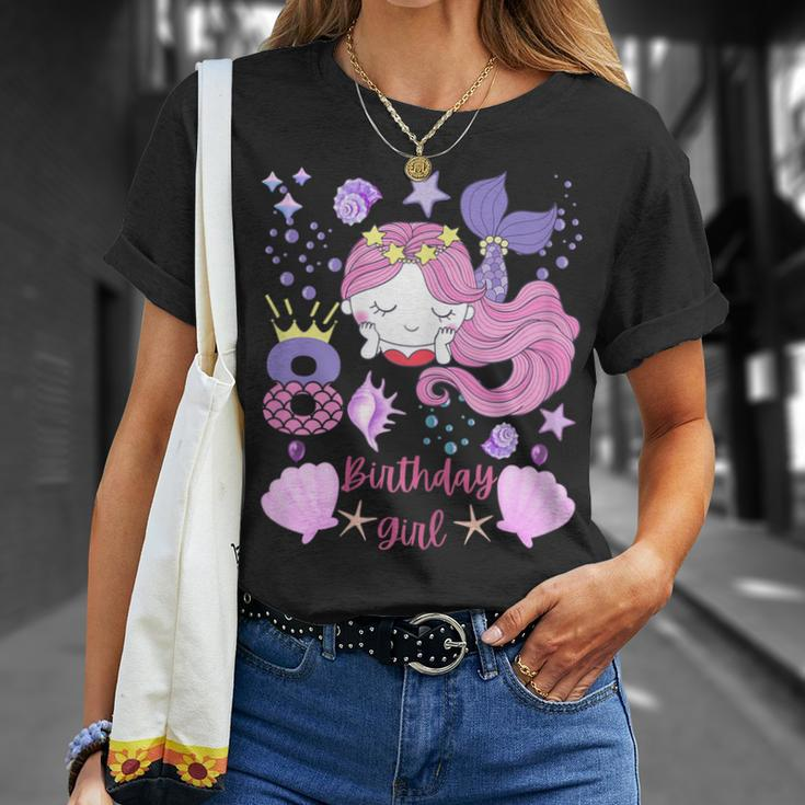 8 Geburtstag Meerjungfrau Prinzessin 8 Jahre Mädchen T-Shirt Geschenke für Sie