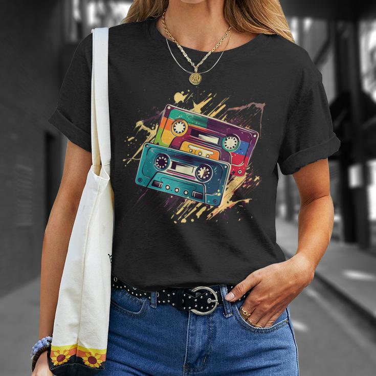 80S 90S Retrointage Cassette T-Shirt Geschenke für Sie