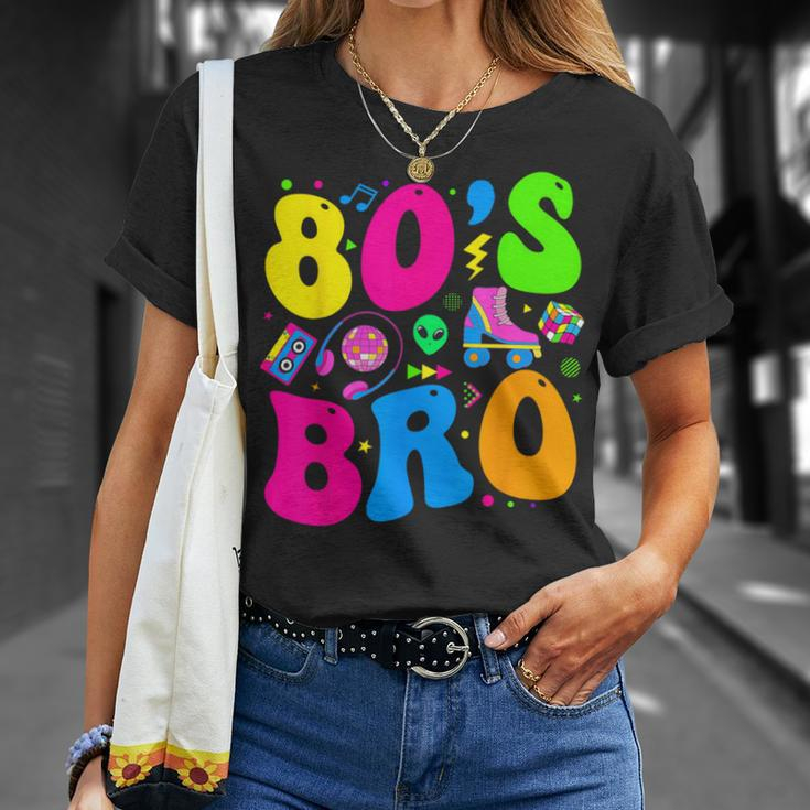 This Is My 80S Bro 80'S 90'S Theme Party Outfit 80S Costume T-Shirt Gifts for Her
