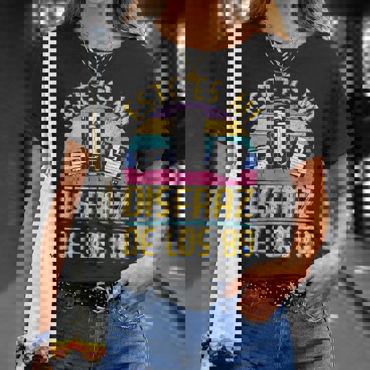 80S Outfit & 80S Costume Hombre Niño Disfraz Años 80 Party Camiseta unisex Regalos para ella