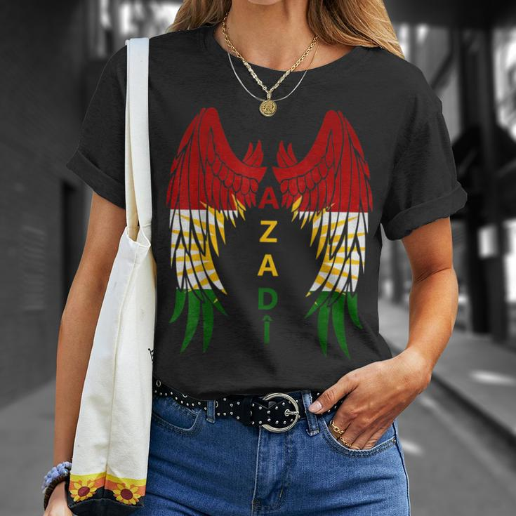 Adler-AZADI Schwarzes T-Shirt, Motivdruck Freiheit Geschenke für Sie