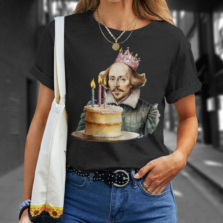 Adult Birthday Party Shakespeare Theme T-Shirt Gifts for Her