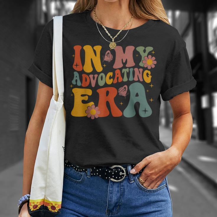 In My Advocating Era Advocate Autism Awareness Sped Teacher T-Shirt Gifts for Her