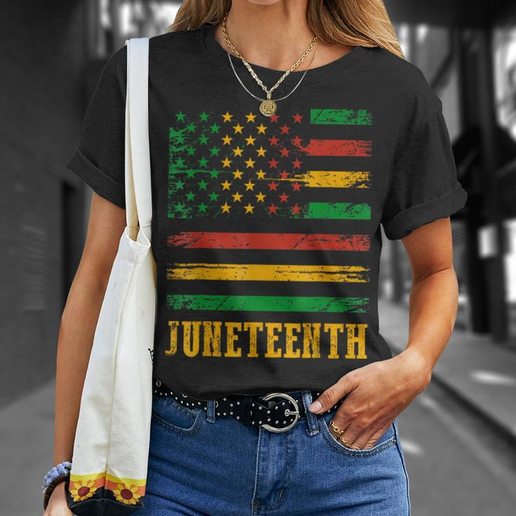 African American History Junenth Flag 1865 T-Shirt Gifts for Her