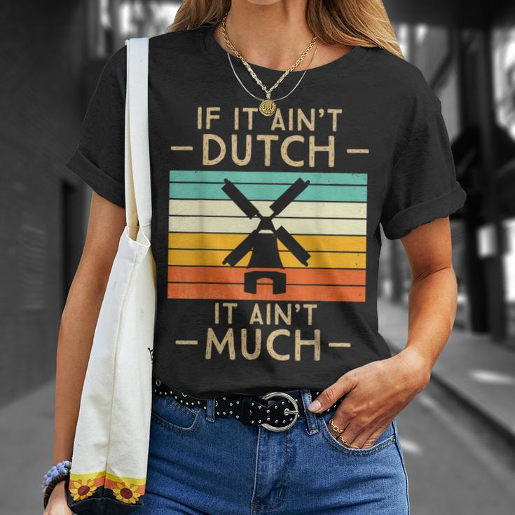 If It Ain't Dutch It Ain't Much Vintage Sunset T-Shirt Gifts for Her