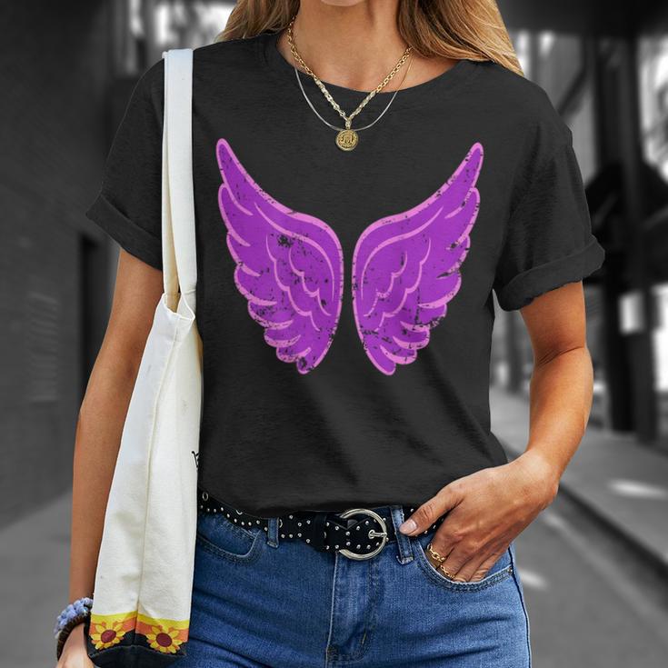 Alas De Angel Con Alas En La Espalda Angel Camiseta unisex Regalos para ella