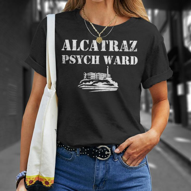 Alcatraz Jail Prisoner Inmate Prison Costume Fancy Dress T-Shirt Gifts for Her