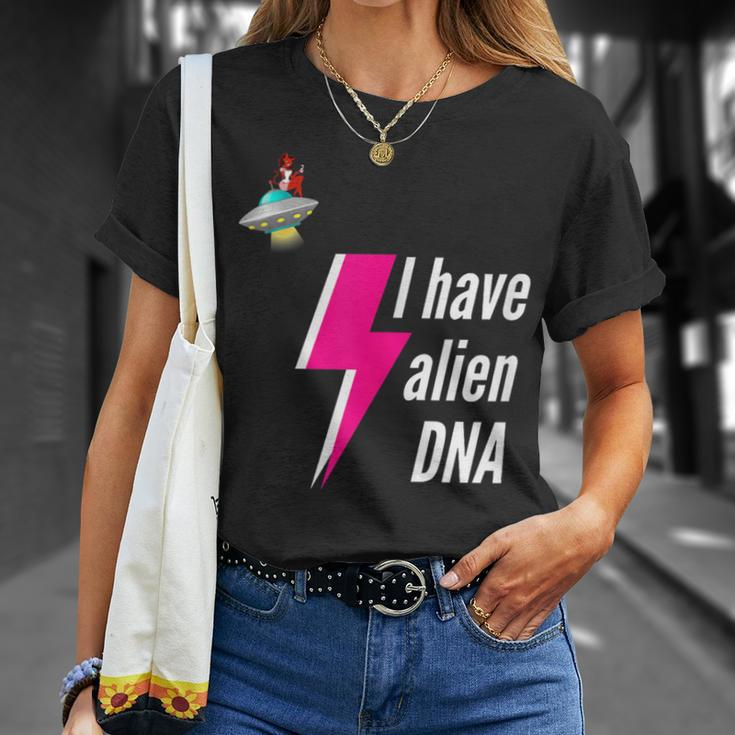 I Have Alien Dna Demon Ufo Sci-Fi Galaxy T-Shirt Gifts for Her