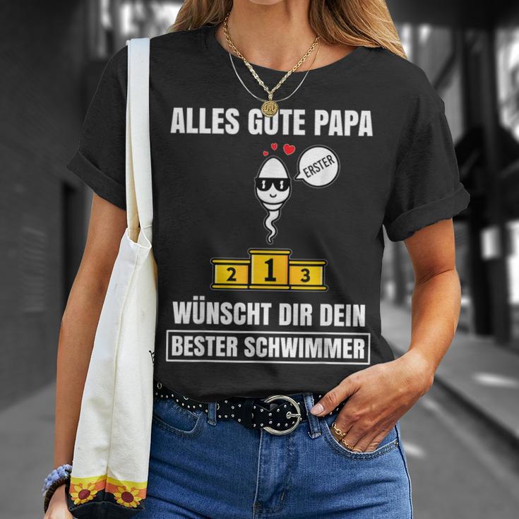 Alles Gute Papa Dein Beste Schwimmer -Ater Papa Father's Day S T-Shirt Geschenke für Sie