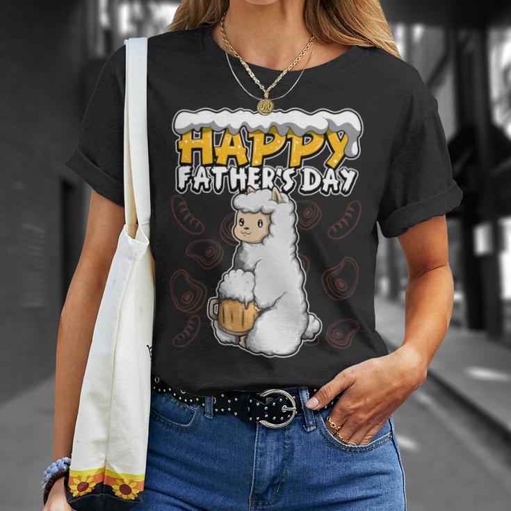 Alles Gute Zumatertag Ich Liebe Meinen Papa Lama T-Shirt Geschenke für Sie