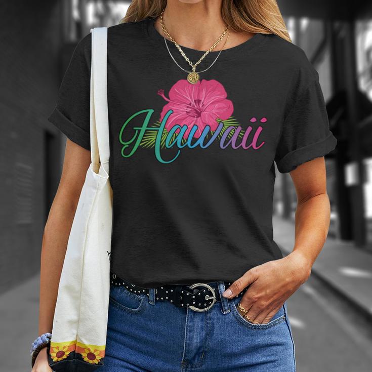 Aloha Hawaii From The Island Feel The Aloha Flower Spirit T-Shirt Gifts for Her