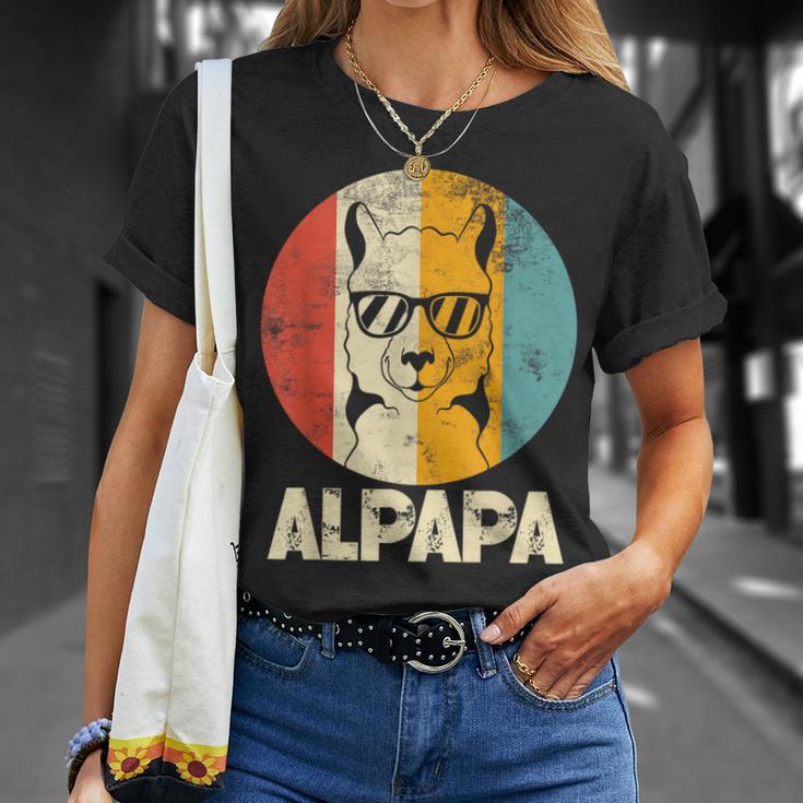 Alpa Alpaca Papa T-Shirt Geschenke für Sie