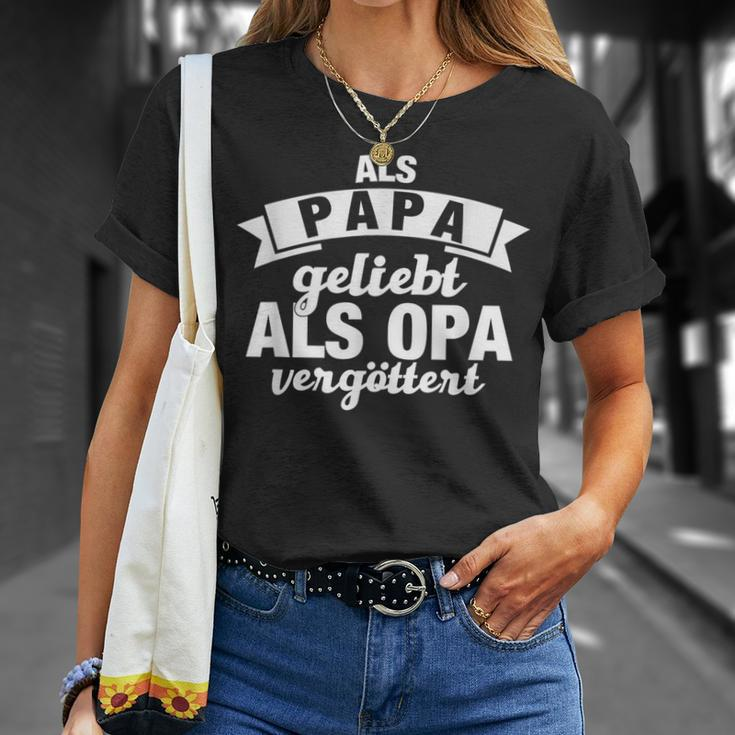 Als Papa Liebt Als Opaergöttert Für Grandfather S T-Shirt Geschenke für Sie