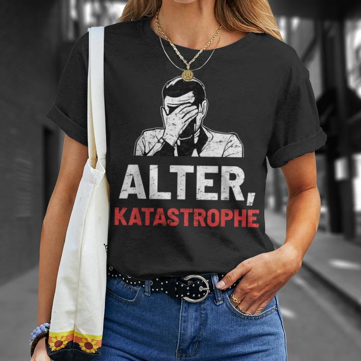 “Alter Katastrophe” Vintage Retro T-Shirt Geschenke für Sie