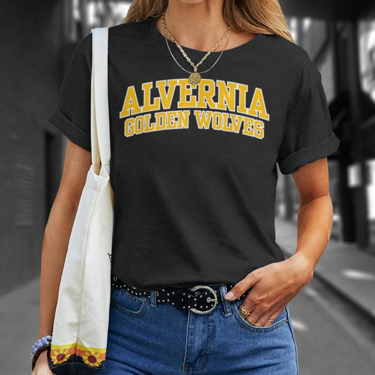 Alvernia University Golden Wolves 01 T-Shirt Gifts for Her