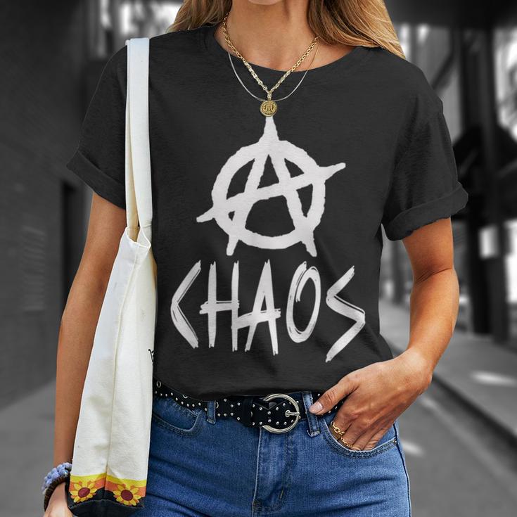 Anarchy Sign Chaos Punk Rock Anarchy T-Shirt Geschenke für Sie