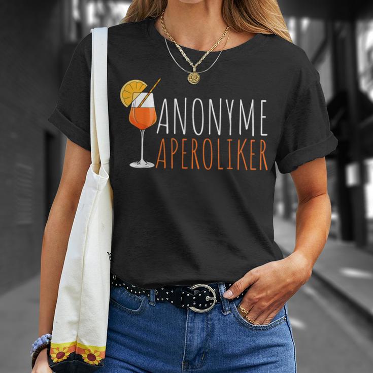 Anonyme Aperoliker Aperitif Sprizz T-Shirt Geschenke für Sie