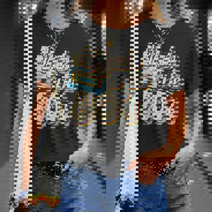 Años 80 Me Encantan Los 80 -Intage Retro Camiseta unisex Regalos para ella