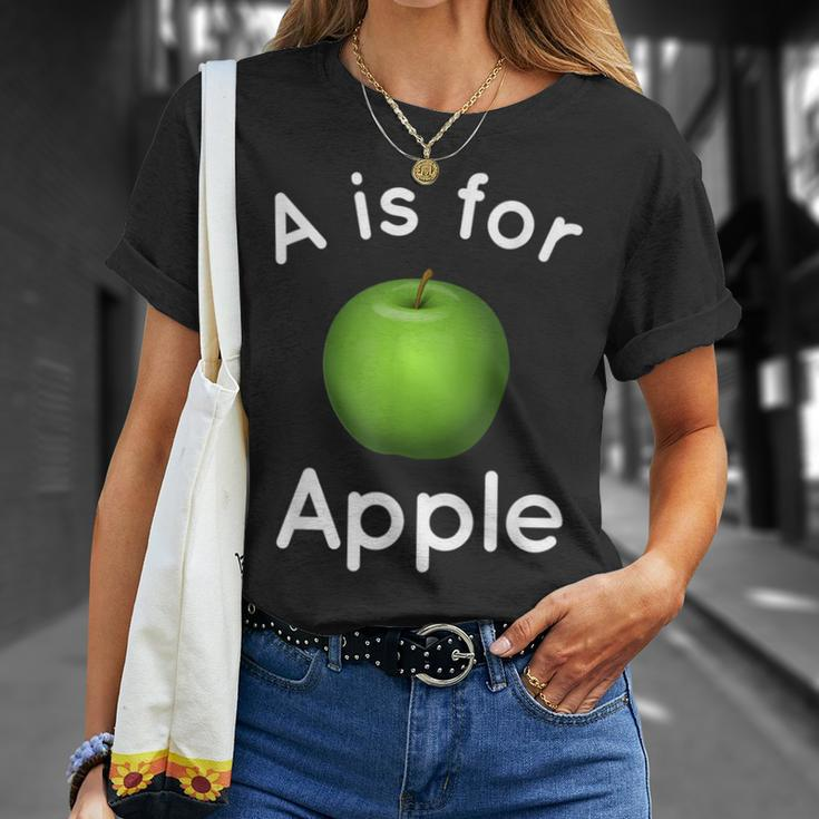 Apple Toddler A Is For Apple Apple Picking Orchard T-Shirt Gifts for Her