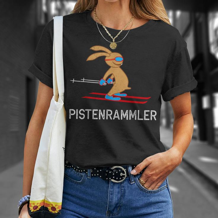 Apres Ski Party Hüttengaudi Ski Bunny Pistensau T-Shirt Geschenke für Sie