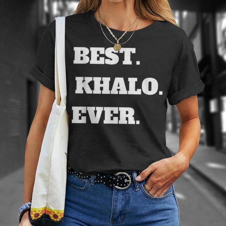 Arabic Uncle Best Khalo Uncle Ever T-Shirt Gifts for Her