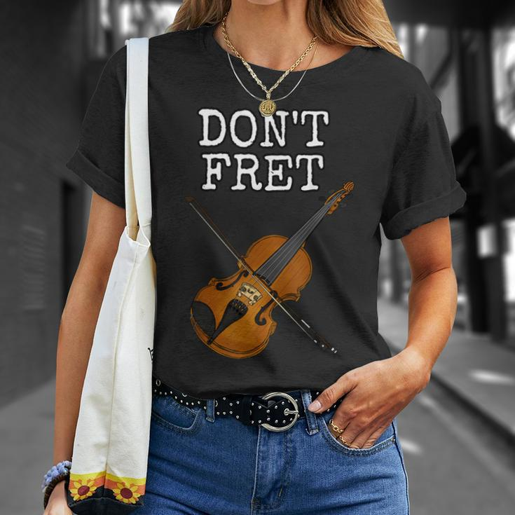 Ärgern Sie Sich Nicht Geige Geiger Streichmusiker Lustig T-Shirt Geschenke für Sie