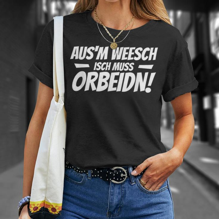 Aus dem Weg, ich muss arbeiten - Saxon Motiv T-Shirt für Berufstätige Geschenke für Sie