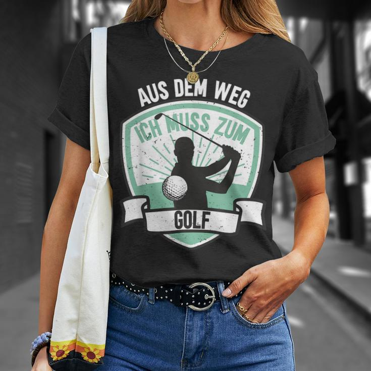 Aus Dem Weg Ich Muss Zum Golf T-Shirt Geschenke für Sie