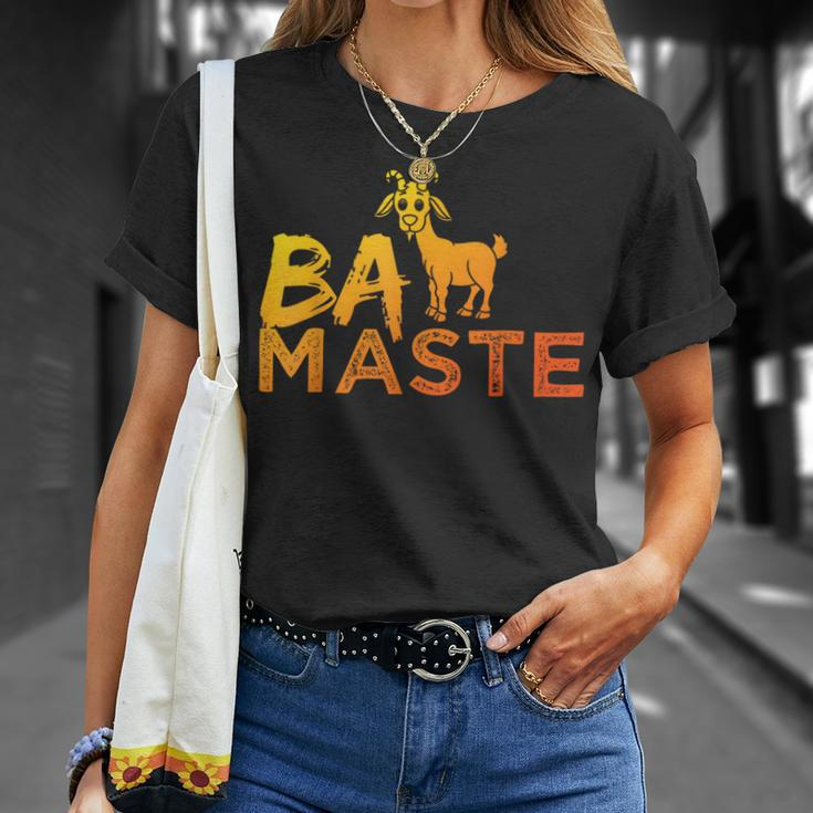 Baa Maste Goat Yoga Crazy Animal T-Shirt Gifts for Her