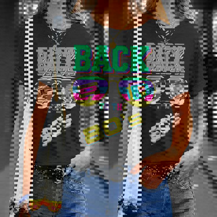 Back To 80'Sintage Retro 1980S 80S Divertido Disfraz 80 Camiseta unisex Regalos para ella