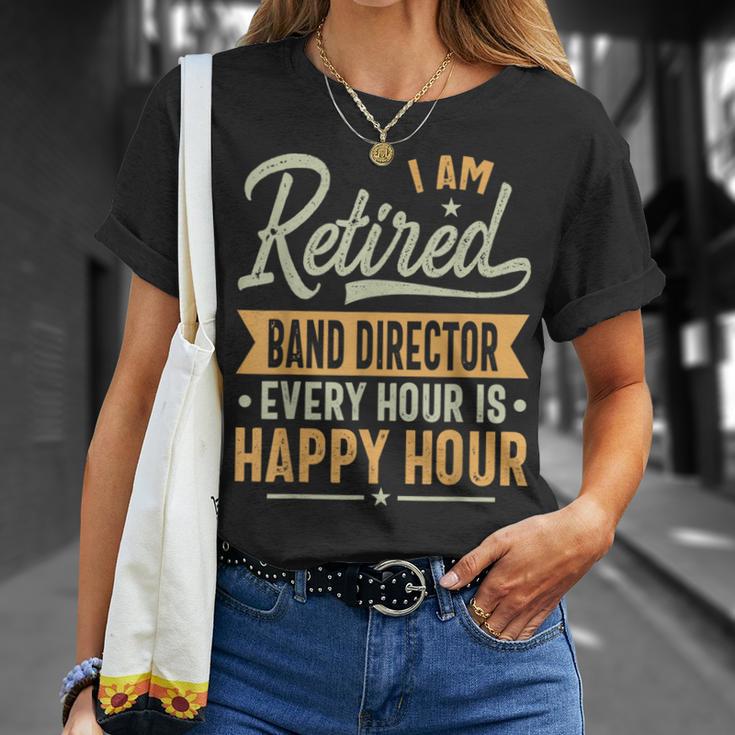 Band Director Retired T-Shirt Gifts for Her